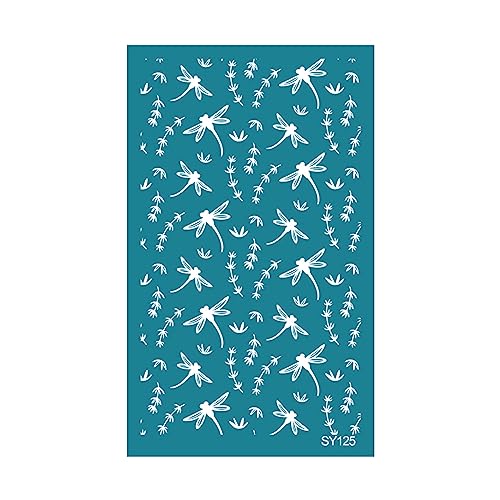 Siebdruck-Schablonen für Ton, Ohrringe, Schmuck, Taschen, Hemden, handgefertigt, wiederverwendbar, Siebdruckwerkzeug, Ohrringe, Schablonen, selbstklebendes Siebdruck-Set zum Bedrucken von Maigridy