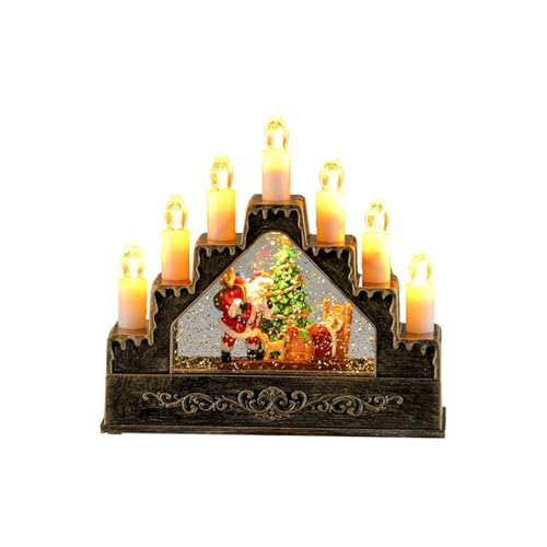 Weihnachten Schneefälle Spieluhr Dekoration Schneekugeln für Wohnzimmer Regal und Tisch Festival Schreibtisch Ornament Festival Drehbare Spieluhr für Hochzeit und Geburtstag Dekoration von Maigridy