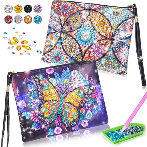 Mailfull Diamond Painting Tasche Kinder 2 Stücke Bastelset Mädchen 6 7 8 9 10 Jahre DIY Kreatives Kleine Kosmetiktasche Kinder Erwachsene Geburtstag Geschenk Mailfull Diamond Painting Tasche Kinder 2 Stücke Bastelset Mädchen 6 7 8 9 10 Jahre DIY Kreatives Kleine Kosmetiktasche Kinder Erwachsene Geburtstag Geschenk von Mailfull