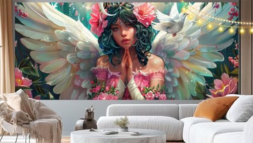 Diamond Painting Engel Diamond Painting Groß XXL 120x60 cm, 5D Diamant Painting Bilder Fantasie Malen Nach Zahlen Erwachsene Basteln Crystal Strass Stickerei Malerei Kit, Home Decor Geschenk m169 Diamond Painting Engel Diamond Painting Groß XXL 120x60 cm, 5D Diamant Painting Bilder Fantasie Malen Nach Zahlen Erwachsene Basteln Crystal Strass Stickerei Malerei Kit, Home Decor Geschenk m169 von Mailielie