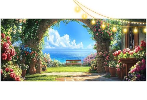 Diamond Painting Garten Diamond Painting Groß XXL 70 X 40 cm, 5D Diamant Painting Bilder Vintage Malen Nach Zahlen Erwachsene Basteln Crystal Strass Stickerei Malerei Kit, Home Decor Geschenk m703 Diamond Painting Garten Diamond Painting Groß XXL 70 X 40 cm, 5D Diamant Painting Bilder Vintage Malen Nach Zahlen Erwachsene Basteln Crystal Strass Stickerei Malerei Kit, Home Decor Geschenk m703 von Mailielie