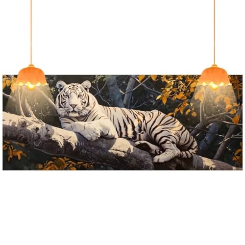 Diamond Painting Tiger Diamond Painting XXL 100 x 50 cm, 5D Diamant Painting Bilder Tier Diamond Painting Malen Nach Zahlen Erwachsene Crystal Strass Stickerei Malerei Kit, Home Decor Geschenk fa461 Diamond Painting Tiger Diamond Painting XXL 100 x 50 cm, 5D Diamant Painting Bilder Tier Diamond Painting Malen Nach Zahlen Erwachsene Crystal Strass Stickerei Malerei Kit, Home Decor Geschenk fa461 von Mailielie