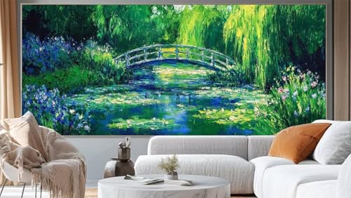 Diamond Painting Wald Diamond Painting Groß XXL 60 x 30 cm, 5D Diamant Painting Bilder Brücke Malen Nach Zahlen Erwachsene Crystal Strass Stickerei Malerei Kit, Home Decor Geschenk für Mädchen ll699 von Mailielie
