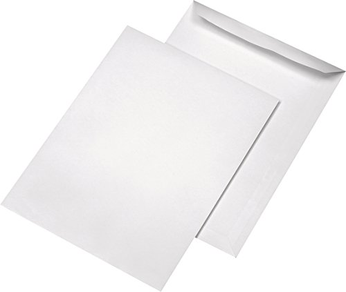 MAILmedia® Versandtasche, ohne Fenster, selbstklebend, B4, 250 x 353 mm, 120 g/m², Offset, weiß (250 Stück), Sie erhalten 1 Packung á 250 Stück von Mailmedia