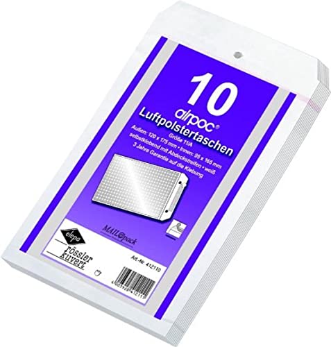 MAILmedia 412130 Luftpolster-Versandtaschen, Typ C13, weiß, 10 g MAILmedia 412130 Luftpolster-Versandtaschen, Typ C13, weiß, 10 g von MAILmedia