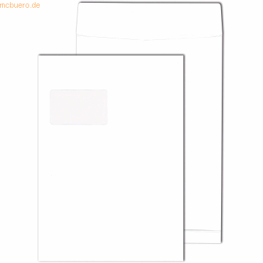 Mailmedia Faltentasche C4 Haftklebung Fenster weiß 140g/qm 4cm Falte V Mailmedia Faltentasche C4 Haftklebung Fenster weiß 140g/qm 4cm Falte V von Mailmedia