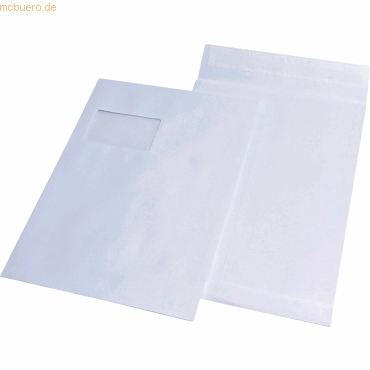 Mailmedia Faltentaschen C4 mit Fenster 20mm Falte haftklebend 120g/qm Mailmedia Faltentaschen C4 mit Fenster 20mm Falte haftklebend 120g/qm von Mailmedia