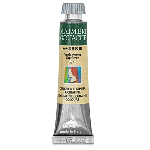 Maimeri M2002358 Tempera Gouache 20 ml Gruppe 1 358 Blase grün, Multicolor, One size Maimeri M2002358 Tempera Gouache 20 ml Gruppe 1 358 Blase grün, Multicolor, One size von Maimeri