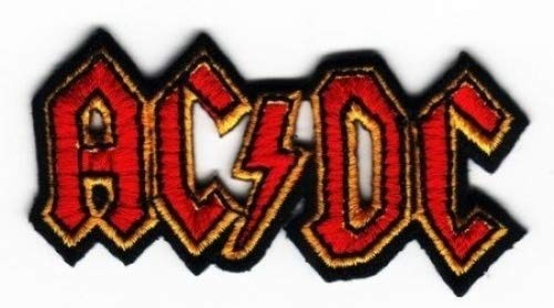 Aufnäher Bügelbild, Aufbüglenäher Patch AC/DC, AC-DC-Rock Musik-Anstecker von Mainly Metal