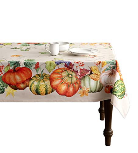 Maison d' Hermine Lumina 100% Baumwolle Tischdecke für Küche | Abendessen | Tischplatte | Dekoration Parteien | Hochzeiten | Thanksgiving/Weihnachten (140cm x 180cm) von Maison d' Hermine