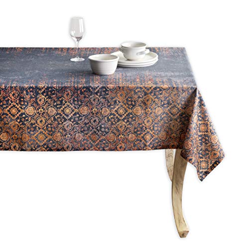 Maison d' Hermine Imperfection Tischdecke aus 100 % Baumwolle für Küche | Esszimmer | Tischplatte | Dekoration Party | Hochzeit | Erntedankfest / Weihnachten (rechteckig, 140 cm x 230 cm) von Maison d' Hermine