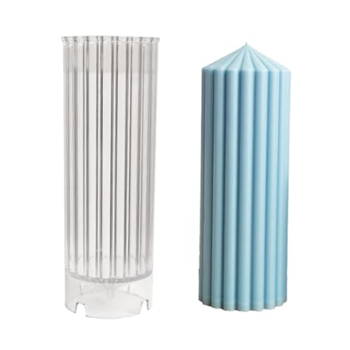 Maitawa Silikon Kerzen-Gießform 7x20cm Transparent für Kerzen Selber Machen DIY, Gießformen für Innenbereich von Maitawa