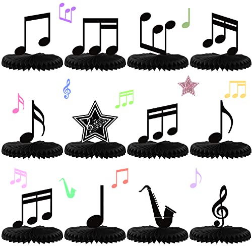 12 Stück Musiknoten, Wabenaufsätze, Musik, Partydekoration, Musik, Partyzubehör, Retro-Tischdekoration, Kinderparty, Musiknoten, Silhouette, Tischdekoration für Babyparty, Thema Geburtstag 12 Stück Musiknoten, Wabenaufsätze, Musik, Partydekoration, Musik, Partyzubehör, Retro-Tischdekoration, Kinderparty, Musiknoten, Silhouette, Tischdekoration für Babyparty, Thema Geburtstag von Maitys
