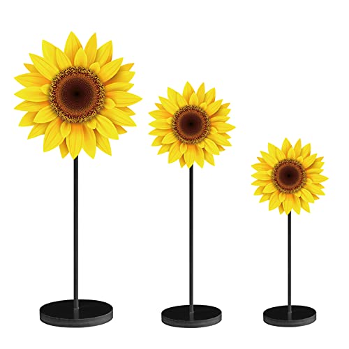 Maitys 3 Stück Sommer-Sonnenblumen-Holz-Tischschild, stehend, Holz-Sonnenblume, Tischdekoration, rustikale Holz-Tischplatte, hohe Stehblock-Dekorationen für Bauernhaus, rustikale Küchentische Maitys 3 Stück Sommer-Sonnenblumen-Holz-Tischschild, stehend, Holz-Sonnenblume, Tischdekoration, rustikale Holz-Tischplatte, hohe Stehblock-Dekorationen für Bauernhaus, rustikale Küchentische von Maitys