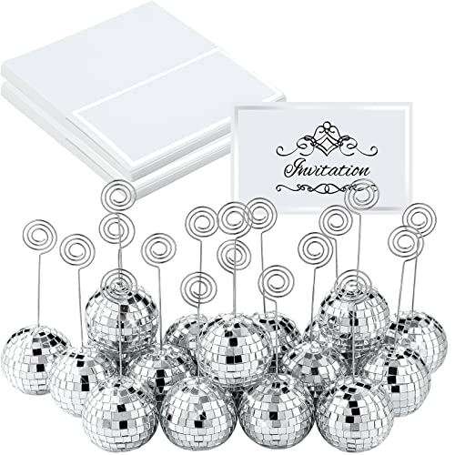 Maitys Discokugel Tischkartenhalter Tischnummernhalter Disco Silber Bilderhalter Fotoständer Wirbel Draht Platz Namenskarte Clips Bildhalter Ständer für Weihnachten Hochzeit Party (180 Stück, 5,1 cm) Maitys Discokugel Tischkartenhalter Tischnummernhalter Disco Silber Bilderhalter Fotoständer Wirbel Draht Platz Namenskarte Clips Bildhalter Ständer für Weihnachten Hochzeit Party (180 Stück, 5,1 cm) von Maitys