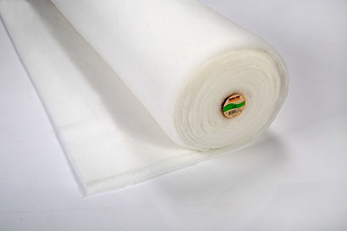Vilene 295 Sew in High Loft Volumen Fleece Vlies weiß – Meterware + Gratis Minerva Crafts Craft Guide von Majen