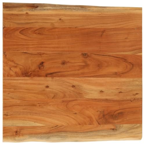 Baumkante Tischplatte Rechteckig Holzplatte Ersatzplatte Massivholzplatte Holztischplatte Holz Platte für Heimwerker, Arbeitsplatten, 80x80x3,8 cm Massivholz Akazie Baumkante Tischplatte Rechteckig Holzplatte Ersatzplatte Massivholzplatte Holztischplatte Holz Platte für Heimwerker, Arbeitsplatten, 80x80x3,8 cm Massivholz Akazie von Makastle
