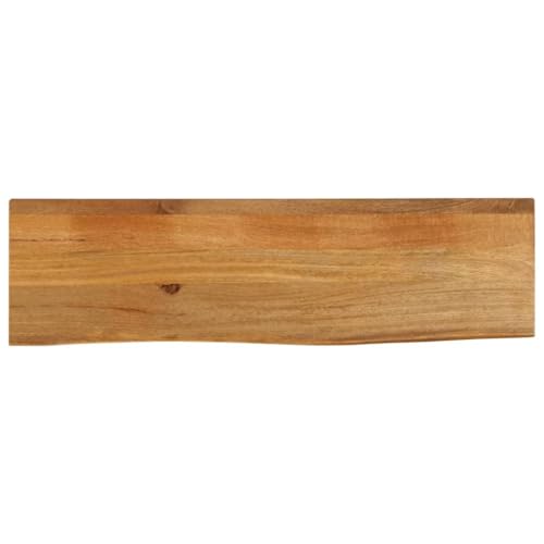 Tischplatte Baumkante Schreibtischplatte Holzplatte Ersatzplatte Holztischplatte Holz Platte für Heimwerker, Arbeitsplatten, 100x20x3,8 cm Massivholz Mango Tischplatte Baumkante Schreibtischplatte Holzplatte Ersatzplatte Holztischplatte Holz Platte für Heimwerker, Arbeitsplatten, 100x20x3,8 cm Massivholz Mango von Makastle