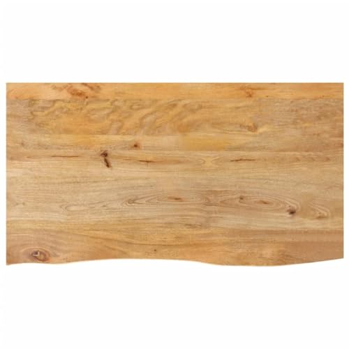 Tischplatte Baumkante Schreibtischplatte Holzplatte Ersatzplatte Holztischplatte Holz Platte für Heimwerker, Arbeitsplatten, 100x60x2,5 cm Massivholz Mango Tischplatte Baumkante Schreibtischplatte Holzplatte Ersatzplatte Holztischplatte Holz Platte für Heimwerker, Arbeitsplatten, 100x60x2,5 cm Massivholz Mango von Makastle