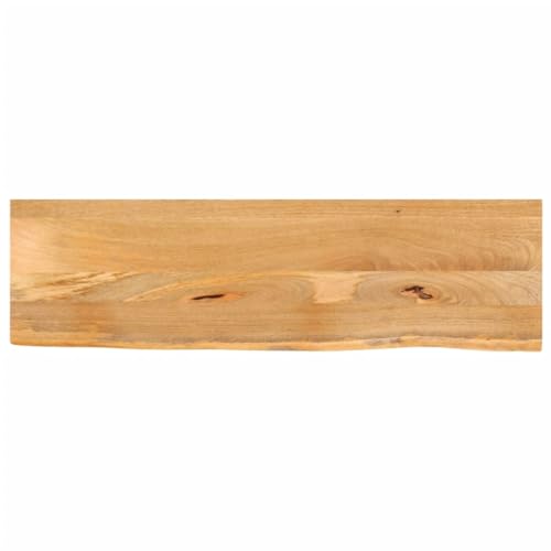 Tischplatte Baumkante Schreibtischplatte Holzplatte Ersatzplatte Holztischplatte Holz Platte für Heimwerker, Arbeitsplatten, 120x20x2,5 cm Massivholz Mango Tischplatte Baumkante Schreibtischplatte Holzplatte Ersatzplatte Holztischplatte Holz Platte für Heimwerker, Arbeitsplatten, 120x20x2,5 cm Massivholz Mango von Makastle