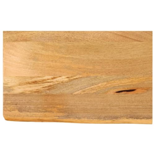 Tischplatte Baumkante Schreibtischplatte Holzplatte Ersatzplatte Holztischplatte Holz Platte für Heimwerker, Arbeitsplatten, 60x20x3,8 cm Massivholz Mango Tischplatte Baumkante Schreibtischplatte Holzplatte Ersatzplatte Holztischplatte Holz Platte für Heimwerker, Arbeitsplatten, 60x20x3,8 cm Massivholz Mango von Makastle