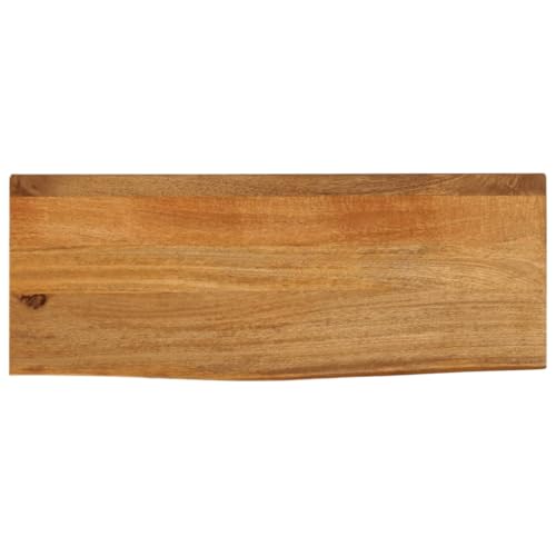 Tischplatte Baumkante Schreibtischplatte Holzplatte Ersatzplatte Holztischplatte Holz Platte für Heimwerker, Arbeitsplatten, 80x20x3,8 cm Massivholz Mango Tischplatte Baumkante Schreibtischplatte Holzplatte Ersatzplatte Holztischplatte Holz Platte für Heimwerker, Arbeitsplatten, 80x20x3,8 cm Massivholz Mango von Makastle