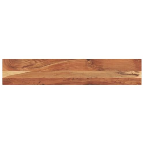 Tischplatte Rechteckig Holzplatte Ersatzplatte Massivholzplatte Holztischplatte Holz Platte für Heimwerker, Arbeitsplatten, 180x30x2,5 cm Massivholz Akazie von Makastle