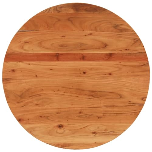 Tischplatte Rund Holzplatte Ersatzplatte Massivholzplatte Holztischplatte Holz Platte für Heimwerker, Arbeitsplatten, Ø70x3,8 cm Massivholz Akazie Tischplatte Rund Holzplatte Ersatzplatte Massivholzplatte Holztischplatte Holz Platte für Heimwerker, Arbeitsplatten, Ø70x3,8 cm Massivholz Akazie von Makastle