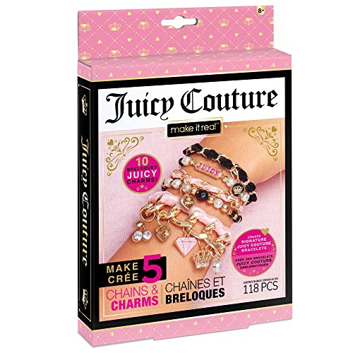 Make It Real Juicy Couture DIY Schmuckbastelset Dream Collection: 5 zauberhafte Armbänder zum Selbermachen mit Perlen, Anhängern, Kettchen und Bändern | Geschenk für Mädchen ab 8 Jahren Make It Real Juicy Couture DIY Schmuckbastelset Dream Collection: 5 zauberhafte Armbänder zum Selbermachen mit Perlen, Anhängern, Kettchen und Bändern | Geschenk für Mädchen ab 8 Jahren von Make It Real