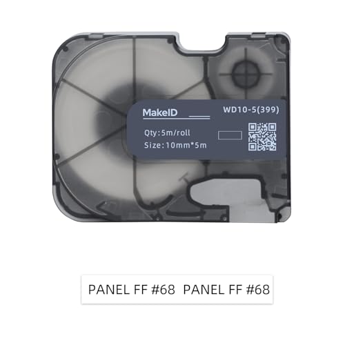 MakeID Mehrzweck-Etiketten aus Nylon mit Band für industrielle Etikettiermaschine P31 – vielseitig einsetzbare Endlosetiketten für Kabelkennzeichnung, allgemeine Identifikation, Labor und DataCom, 0,8 MakeID Mehrzweck-Etiketten aus Nylon mit Band für industrielle Etikettiermaschine P31 – vielseitig einsetzbare Endlosetiketten für Kabelkennzeichnung, allgemeine Identifikation, Labor und DataCom, 0,8 von Makeid