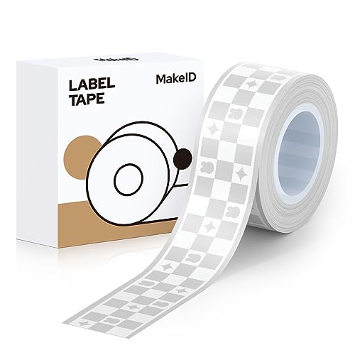 Makeid Etikettenband 16mm x 4m farbig Hitzebeständig Selbstklebend als Ersatz für Makeid L1/Q1/E1 L-16A19 Kaninchen von Makeid