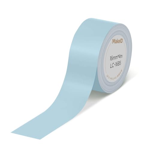 Makeid L1-C Nachfüllband für Etikettiergerät, 16 mm x 4 m, kontinuierliches laminiertes Thermoetikett, wasserdicht, selbstklebend, kompatibel mit Druckern Makeid L1-C Nachfüllband für Etikettiergerät, 16 mm x 4 m, kontinuierliches laminiertes Thermoetikett, wasserdicht, selbstklebend, kompatibel mit Druckern von Makeid
