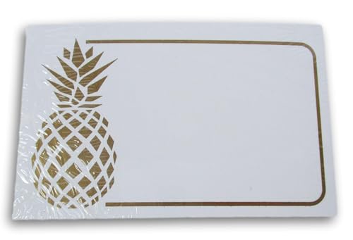 Geschenkkarten – 8,9 x 5,7 cm – 50 Stück (goldene Ananas) von Making the Grade
