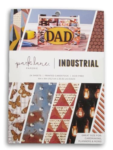 Making the Grade Industrial Scrapbook Card Stock Stack Pad - 24 Sheets - 6 x 8 Inch Making the Grade Industrial Scrapbook Card Stock Stack Pad - 24 Sheets - 6 x 8 Inch von Making the Grade