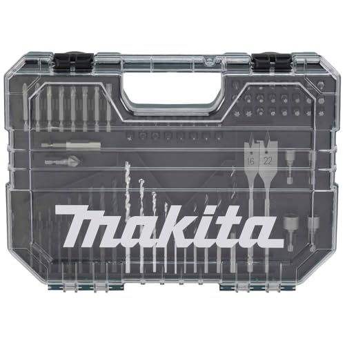 Makita E-16988 Bohrer-Bit-Set 75-teilig, Bits PH, PZ, T, H, SL, Bohrer Holz, Stein, Metall von Makita