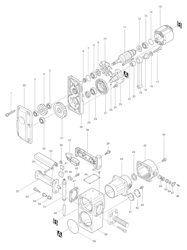 Makita 322059-0 Hammer für Modell HM1400 Bohr und Abbruchhammer von Makita