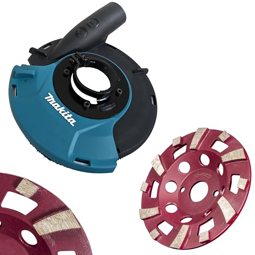 Makita Absaughaube Ø 125 mm inklusive Schleifteller für Beton, Estrich und Epoxidharz bis 1,0 mm Makita Absaughaube Ø 125 mm inklusive Schleifteller für Beton, Estrich und Epoxidharz bis 1,0 mm von Makita