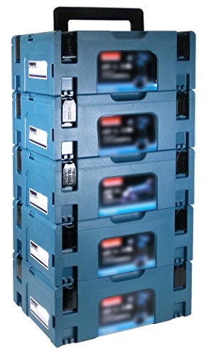 Makita Makpac 2 Transportbox Systemkoffer 5er Set Makita Makpac 2 Transportbox Systemkoffer 5er Set von Makita
