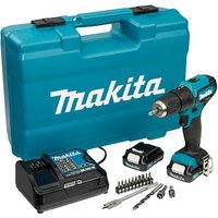 makita HP333DSAX1 Akku-Schlagbohrschrauber-Set 12,0 V, mit 2 Akkus von Makita