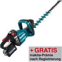 AKTION: makita UH004GD201 Akku-Heckenschere 40,0 V max., mit 2 Akkus mit Prämie nach Registrierung AKTION: makita UH004GD201 Akku-Heckenschere 40,0 V max., mit 2 Akkus mit Prämie nach Registrierung von Makita
