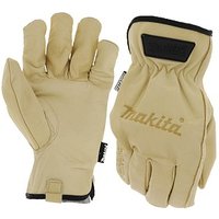 makita unisex Arbeitshandschuhe Leder beige Größe 8, 1 Paar von Makita