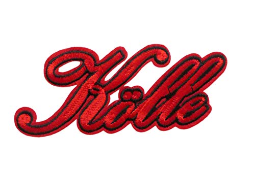 Bügelbild Kölle rot schwarz 12,5 x 5,5cm Schriftzug von Makotex