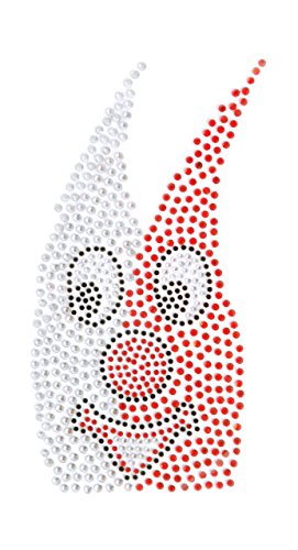 Makotex Damen Strass Bügelbild Kölner Dom Applikation Karneval Köln - 145x70 mm - 1 Stück von Makotex