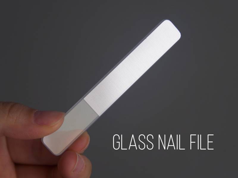 Nano Glasnagelfeile Buffer/Klarkristall-Polieren-Schleifstab Mit Gehäuse, Die Polierstreifen Schleifen Dauerhaftes Maniküre-Pediküre-Werkzeug von Makynail