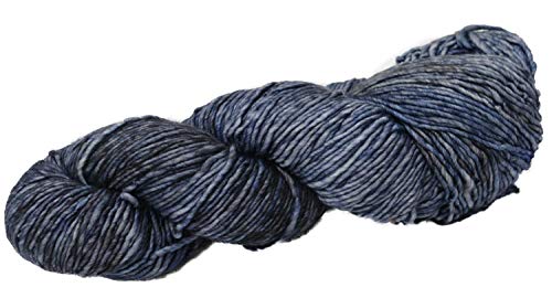 Malabrigo Washted [ Farbwahl ], Merinowolle mit Farbverlauf zum Stricken und Häkeln, maschinenwaschbar (cirrus gray) von Malabrigo Washted