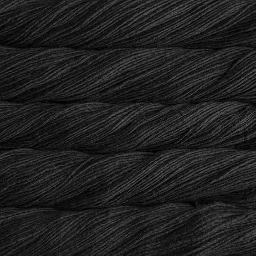 Malabrigo Handgefärbtes Kammgarn (195 - Schwarz) von Malabrigo