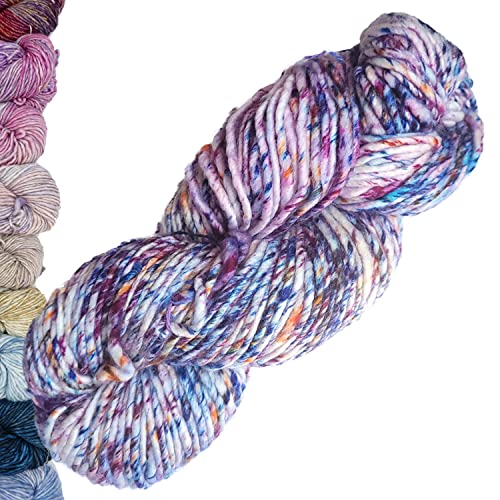 Malabrigo Wolle handgefärbt mulesing frei | Mecha | weiche Merinowolle mit Farbverlauf zum Stricken und Häkeln | 100g 120m (328 Anemona) von Malabrigo