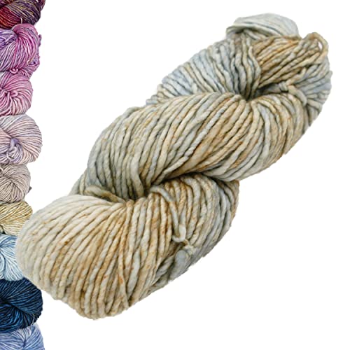 Malabrigo Wolle handgefärbt mulesing frei | Mecha | weiche Merinowolle mit Farbverlauf zum Stricken und Häkeln | 100g 120m (330 Olivia) von Malabrigo