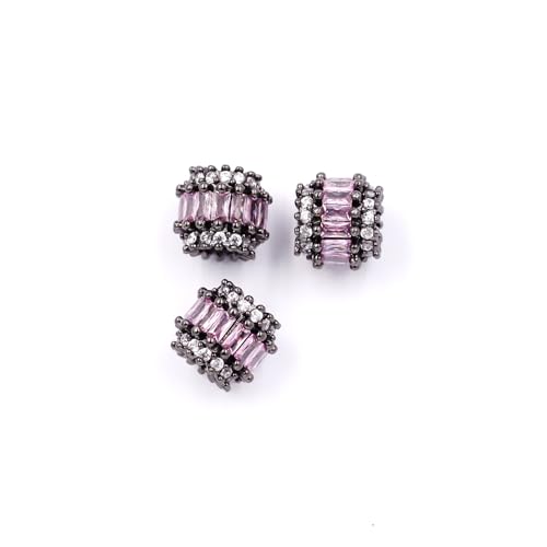 Malahill Abstandshalter für Schmuckherstellung, 9 x 9 mm, Schwarz, Rosa, 10 Stück Malahill Abstandshalter für Schmuckherstellung, 9 x 9 mm, Schwarz, Rosa, 10 Stück von Malahill