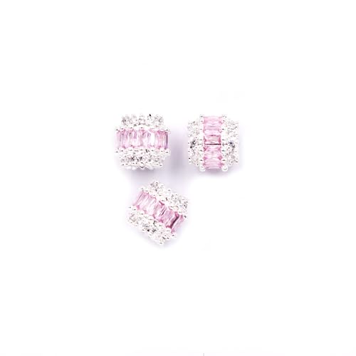 Malahill Abstandshalter für Schmuckherstellung, 9 x 9 mm, silberweiß, 10 Stück Malahill Abstandshalter für Schmuckherstellung, 9 x 9 mm, silberweiß, 10 Stück von Malahill